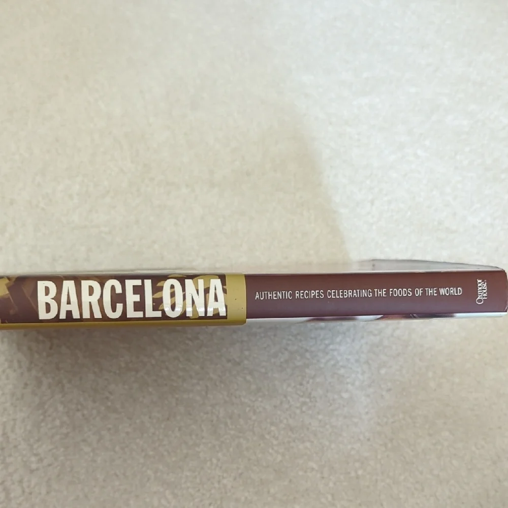 3 For $30. Williams Sonoma Barcelona Recipe Book with Golden Cover
